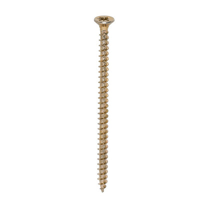 TIMCO Solo Woodscrew PZ2 CSK ZYP 4.0 x 70 Gold Pack 200