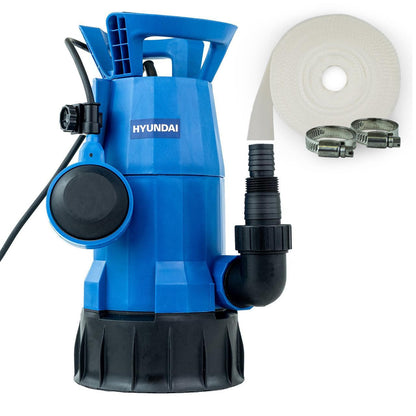 Hyundai HYSP1100CD Electric Water Pump Clean Dirty Water 14000L/h 10m Head 1100W Transfer Pump Drainage Pump Drainage Transfer Pump