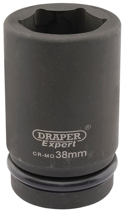 Draper 38MM IMP.DEEP SCKET 1DR 05151 HI-TORQÂ® Metric Deep Impact Sockets, 1" Sq. Dr.