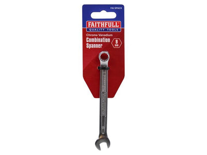 Faithfull FAISPAC9 Combination Spanner CV Satin Finish 9mm |