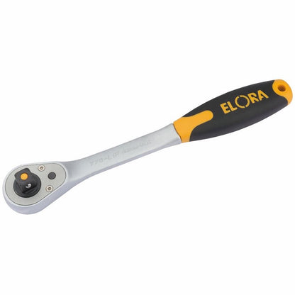 Draper QUICK RELEASE RATCHET 1/2 DR. 55536 1/2" Sq. Dr. Quick Release Soft Grip Ratchet