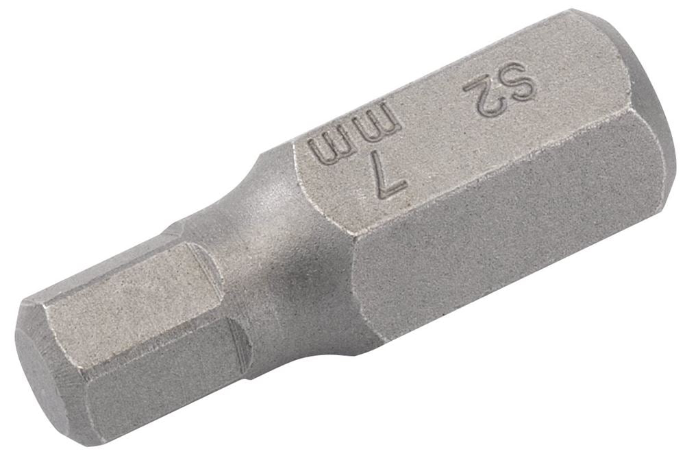 Draper 7MM HEX BIT 10MM HEX X 30MM 33328 Spare 10mm Hex. Insert Bits For Mechanic's Bit Sets