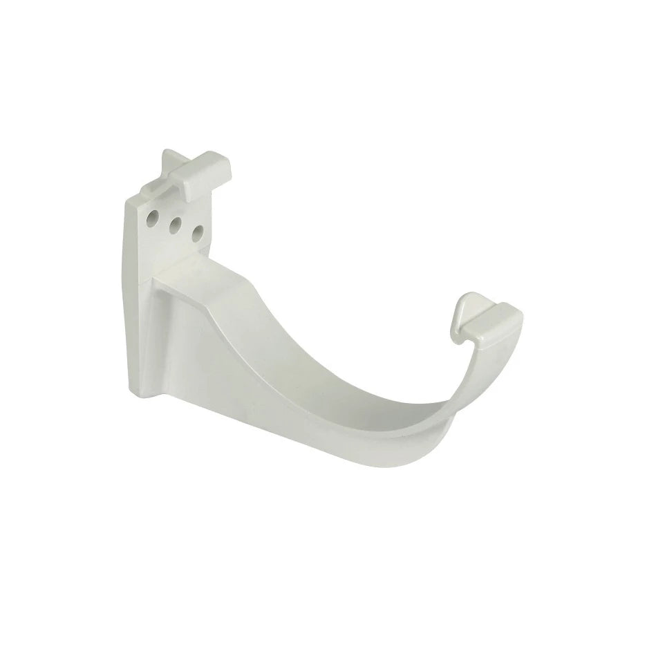 HALF ROUND FASCIA BRACKET WHITE