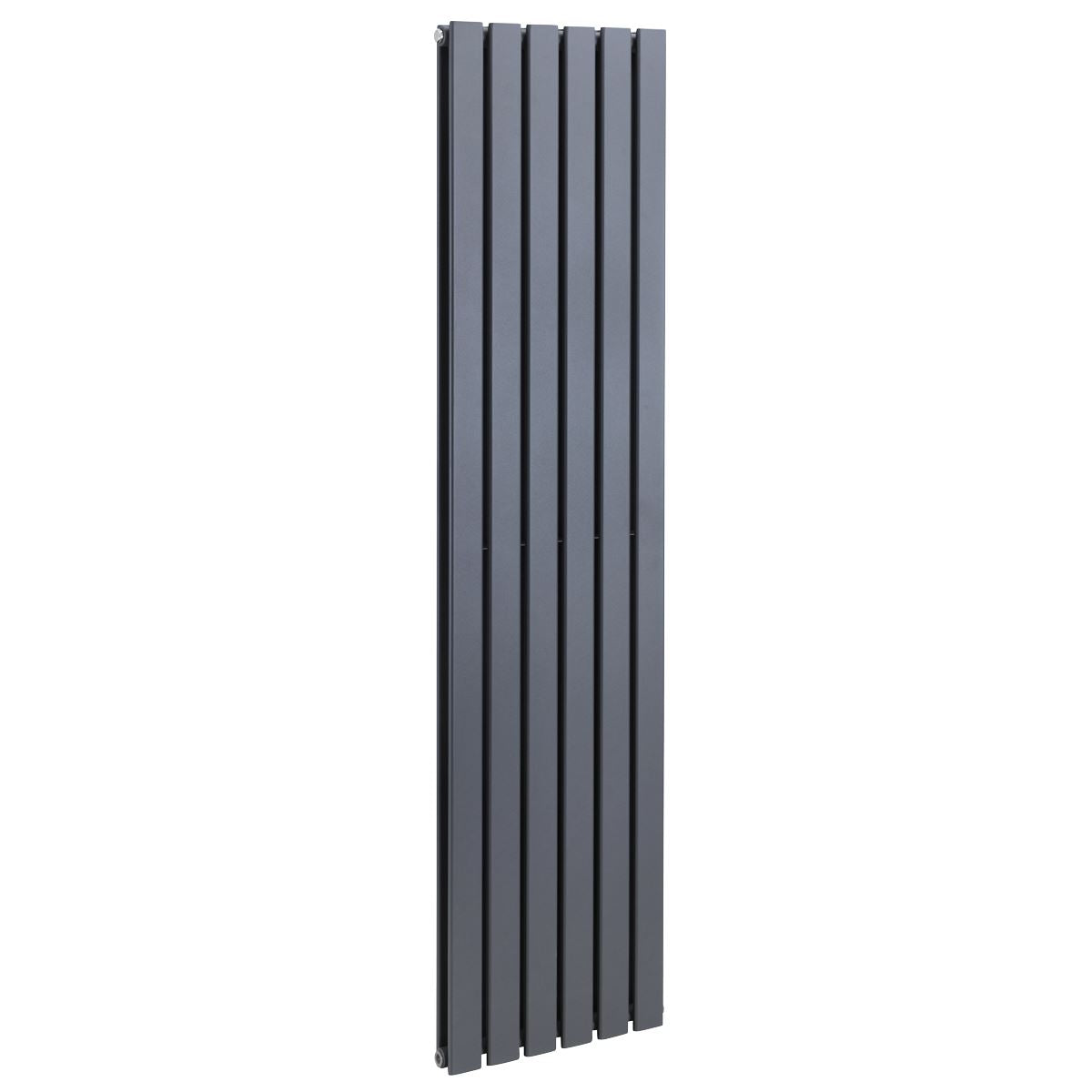 Baridi DH353 Vertical Radiator Contemporary Double Flat Panel Design 420 x 1800mm - Anthracite | Steel | Vertical flat panel design delivers a BTU