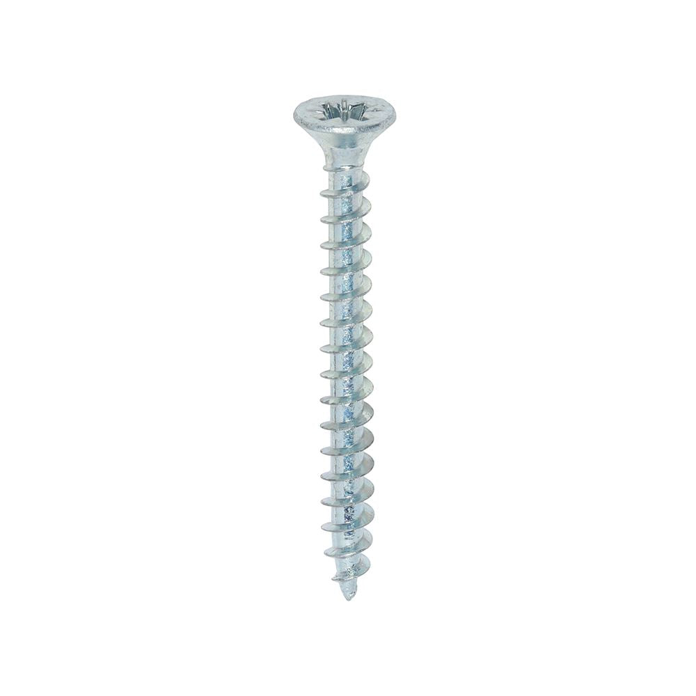TIMCO Solo Woodscrew PZ2 CSK Zinc 4.0 x 40 Silver Pack 200