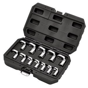 Draper FLEX CROWFOOT SOCKETS 12PC 12403 12403 Flexible Crowfoot Socket Wrench Set, 3/8" Sq. Dr. (12 Piece)