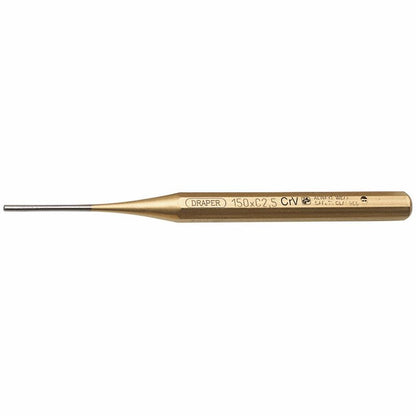 Draper PARALLEL PIN PUNCH 150MMX2.5MM 51653 Octagonal Parallel Pin Punches