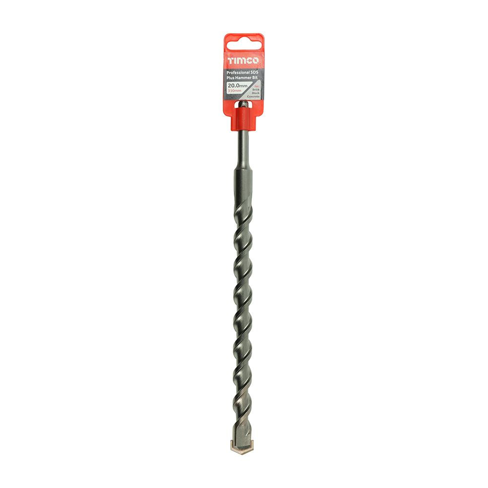 TIMCO Pro SDS Plus Hammer Bits (PGM) 20.0 x 310 Pack 1