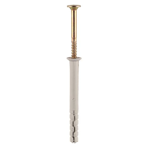 TIMCO Nylon Hammer Fixing Zinc 5.0 x 30 Pack 200
