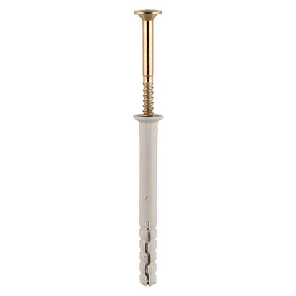 TIMCO Nylon Hammer Fixing Zinc 5.0 x 30 Pack 200