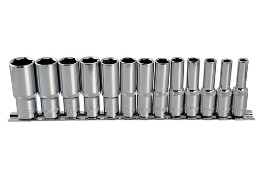 BlueSpotTools 01542 Deep Socket Set of 13 Metric 3/8in Square Drive