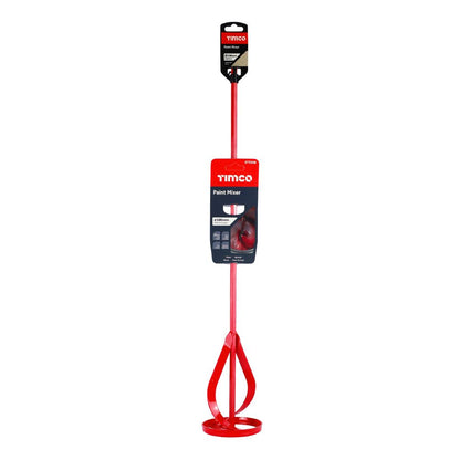 TIMCO Paint Mixer 100 x 600 Red Pack 1