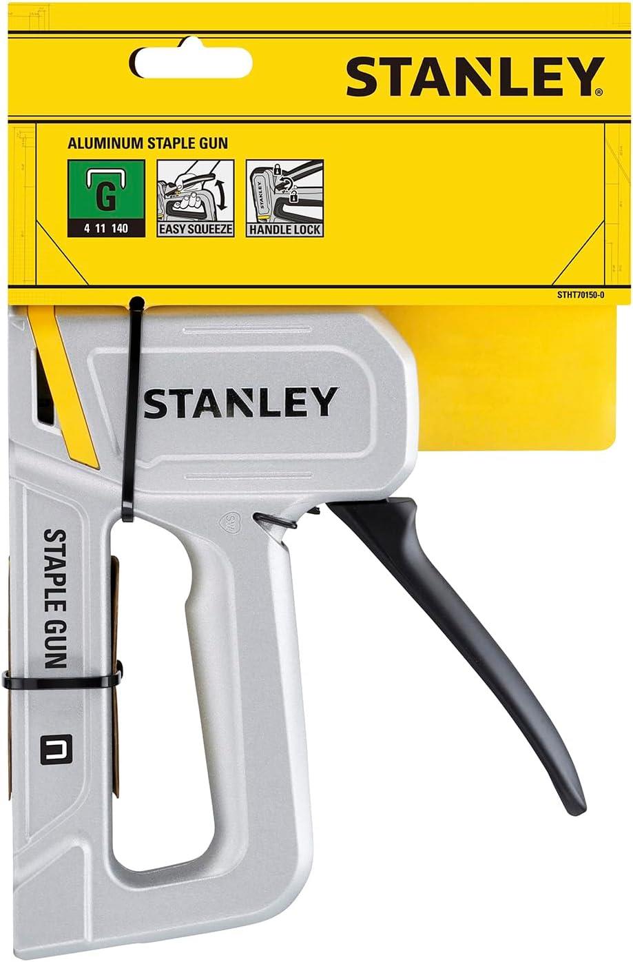 Stanley STHT70150-0 Heavy Duty Staple Gun Metal Tacker Upholstery DIY