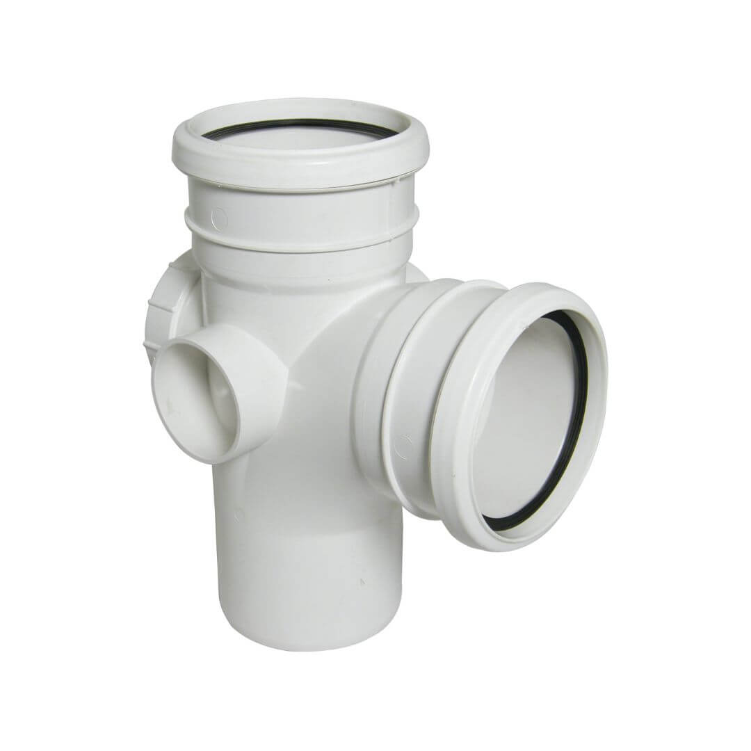 FLOPLAST RING-SEAL ACCESS BRCH 92.5DEG;4" SOIL/110 WT
