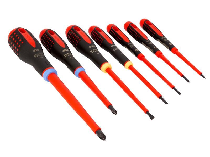 Bahco BE-9888S BE-9888S VDE ERGO™ Screwdriver Set, 7 Piece