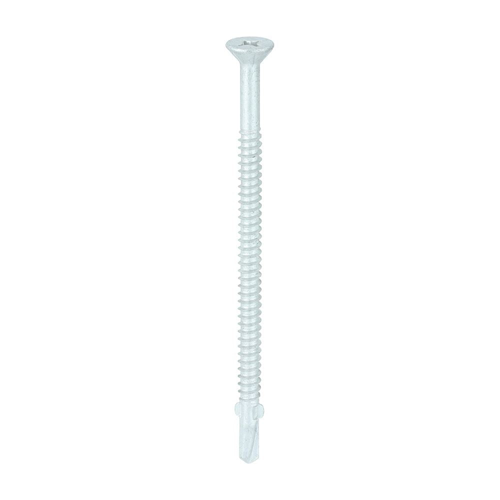 TIMCO WingTip Screw S/DRILL No3 EXT 5.5 x 100 Silver Pack 100