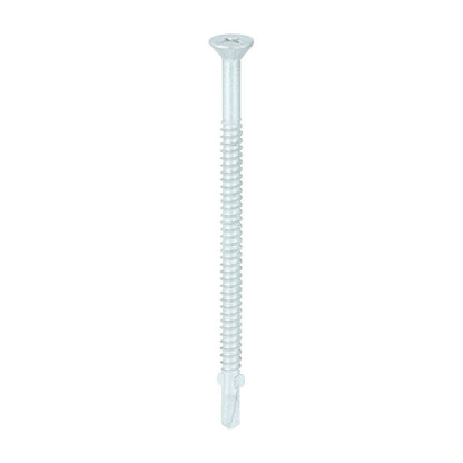 TIMCO WingTip Screw S/DRILL No3 EXT 5.5 x 100 Silver Pack 100