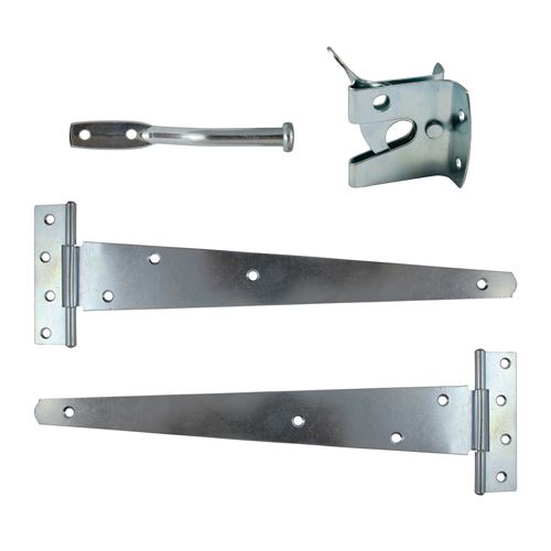 TIMCO Pedestrian Gate Kit Zinc 14" Silver Pack 1