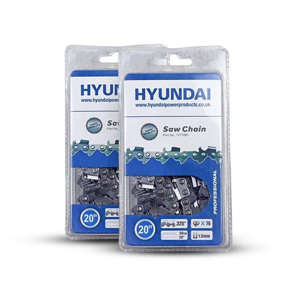 Hyundai HYC6200X Petrol Chainsaw 62cc Easy Start 2-Stroke Garden Saw Tree Log Cutting Garden Saw