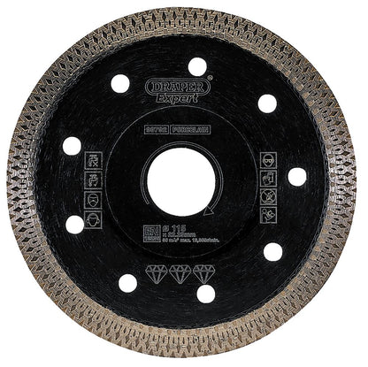 DRAPER 99792 - Turbo-X Porcelain Diamond Blade (115mm)