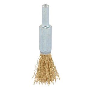 Draper BRASSED DECARB BRUSH 13MM 41437 41437 Brassed Steel Crimped Decarb Brush, 13mm