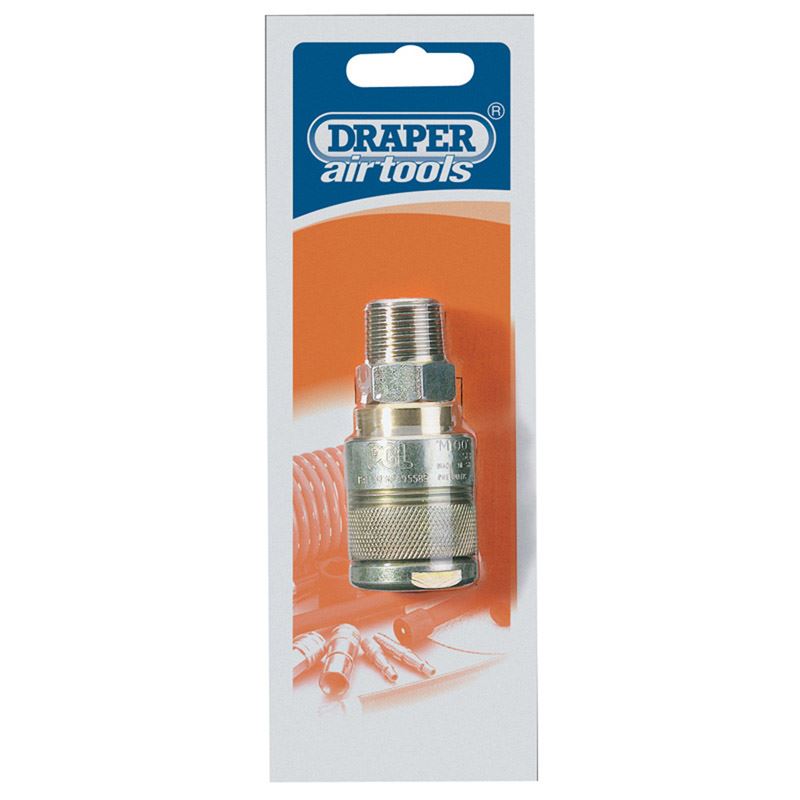 DRAPER 25857 - 1/2 BSP Male Thread Air Line Coupling
