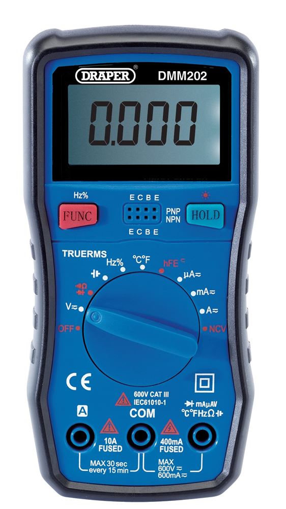 Draper DIGITAL MULTIMETER 41820 41820 200 and 300 Range Multimeters