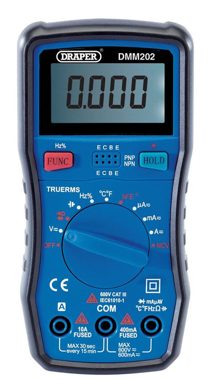 Draper DIGITAL MULTIMETER 41820 41820 200 and 300 Range Multimeters