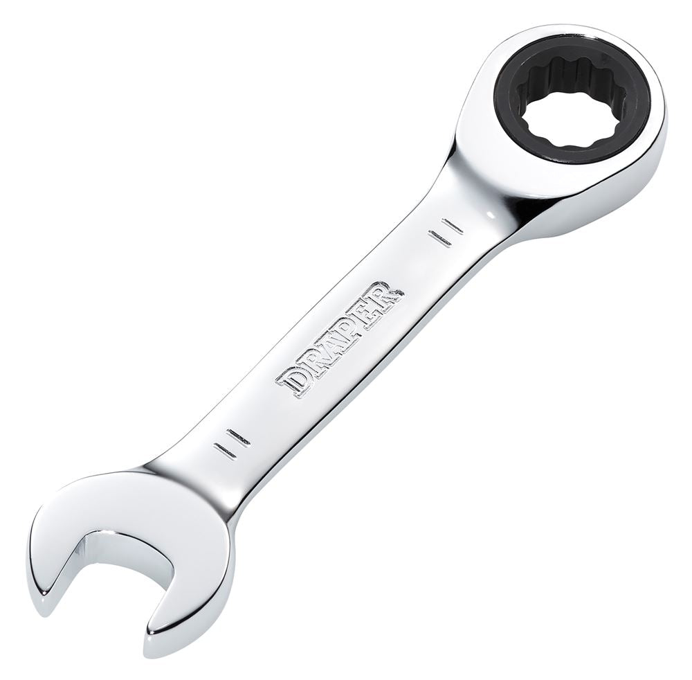 Draper 11MM STUBBY RATCHETING SPANNER 27866 27866 HI-TORQÂ® Metric Stubby Ratchet Combination Spanner