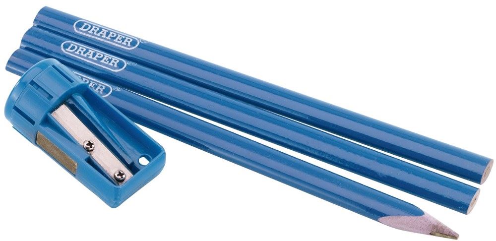 DRAPER 92705 - Carpenter's Pencil and Sharpener Set