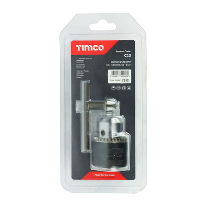 TIMCO Chuck & Key 1/2" Pack 1