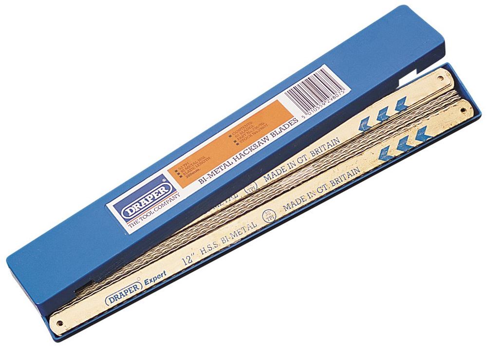 DRAPER 29807 - Box of 50 300mm 32 tpi Bi-Metal Hacksaw Blades