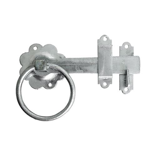 TIMCO Ring Gate Latch - Plain HDG 6" Pack 1