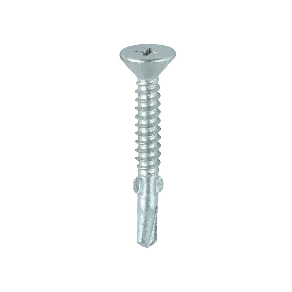 TIMCO WingTip Screw S/DRILL No3 EXT 4.8 x 38 Silver Pack 200