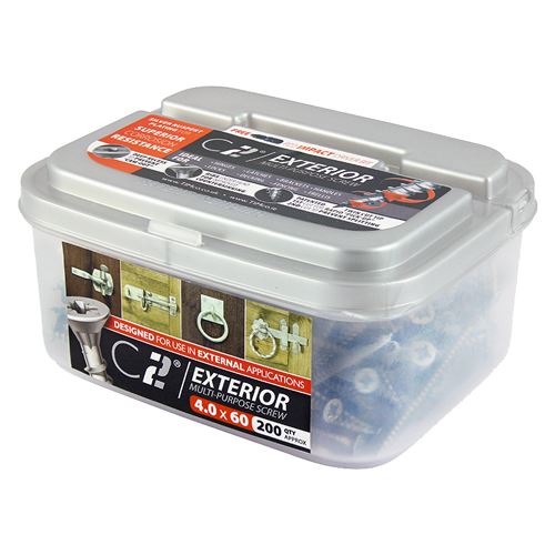 TIMCO C2 Strong-Fix Exterior PZ3 CSK 6.0 x 50 Silver Pack 120