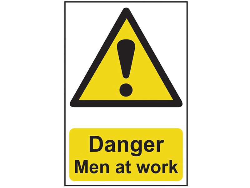 Scan SCA4104 Danger Men At Work - PVC 400 x 600mm |