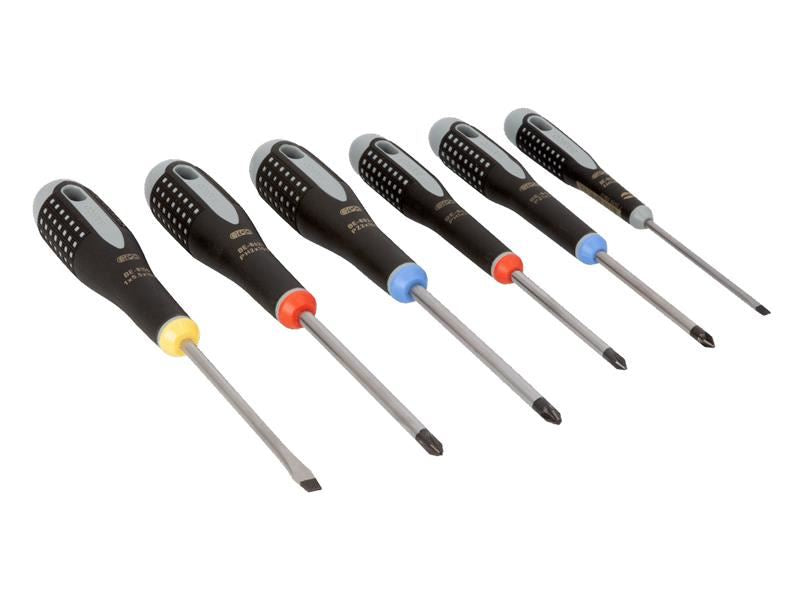 Bahco BE-9886 BE-9886 ERGO™ Screwdriver Set, 6 Piece