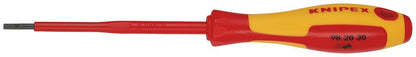 Draper 3MM SLOTTED SCREWDRIVER 98 20 30 VDE Insulated Screwdriver, 3.0 x 100mm