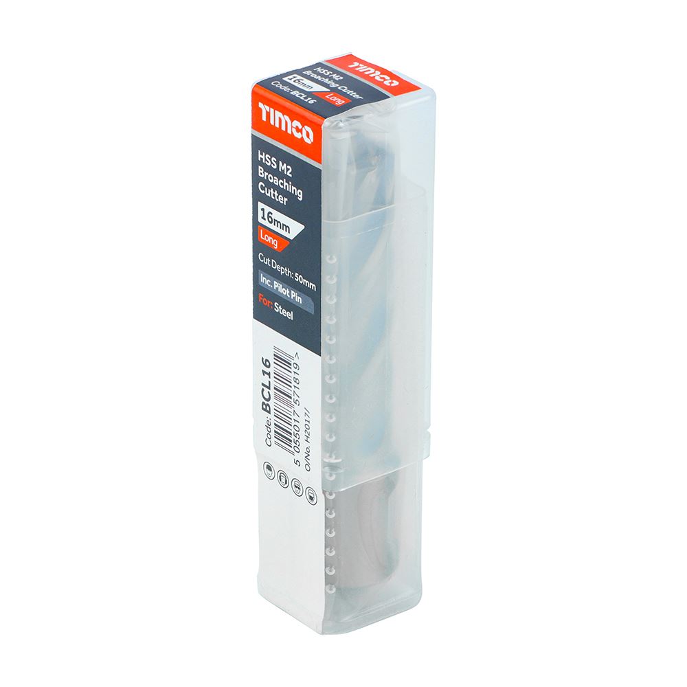 TIMCO Broaching Cutter HSS M2 Long 16 x 50 Pack 1
