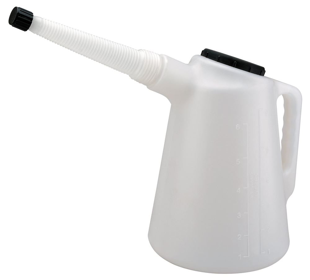 38362 Draper Measuring Jug, 6L OMJ-6 Measuring Jugs Professional Trade DIY Workshop Garage Use
