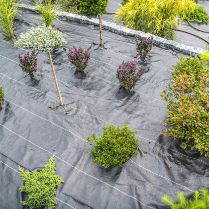Yuzet Heavy Duty Weed Control Ground Cover Membrane Landscape Fabric - 1m / 2m / 3m / 4m / 5m Widths