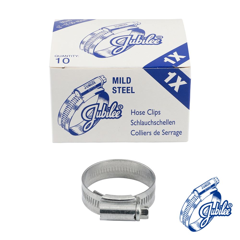 TIMCO Jubilee Clip Mild Steel 30-40mm Pack 10