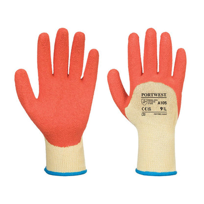 Portwest A105Y1RXXL -  sz 2XL Grip Xtra Glove - Yellow/Orange