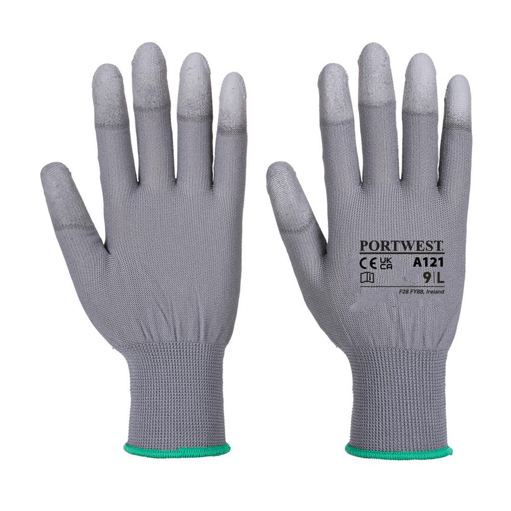 Portwest A121 - PU Fingertip Glove - ALL COLOURS - ALL SIZES