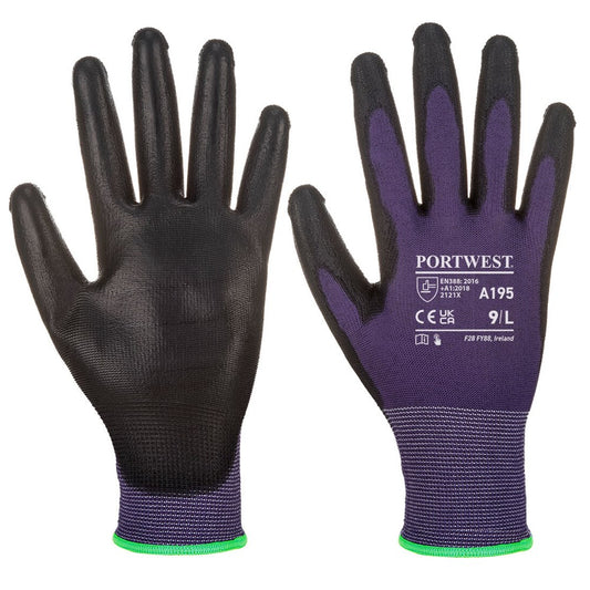 Portwest A195 - Touchscreen - PU - Purple/Black - ALL SIZES