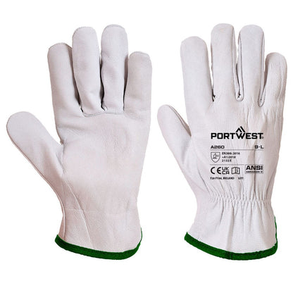 Portwest A260 - Oves Driver Glove - Grey - ALL SIZES