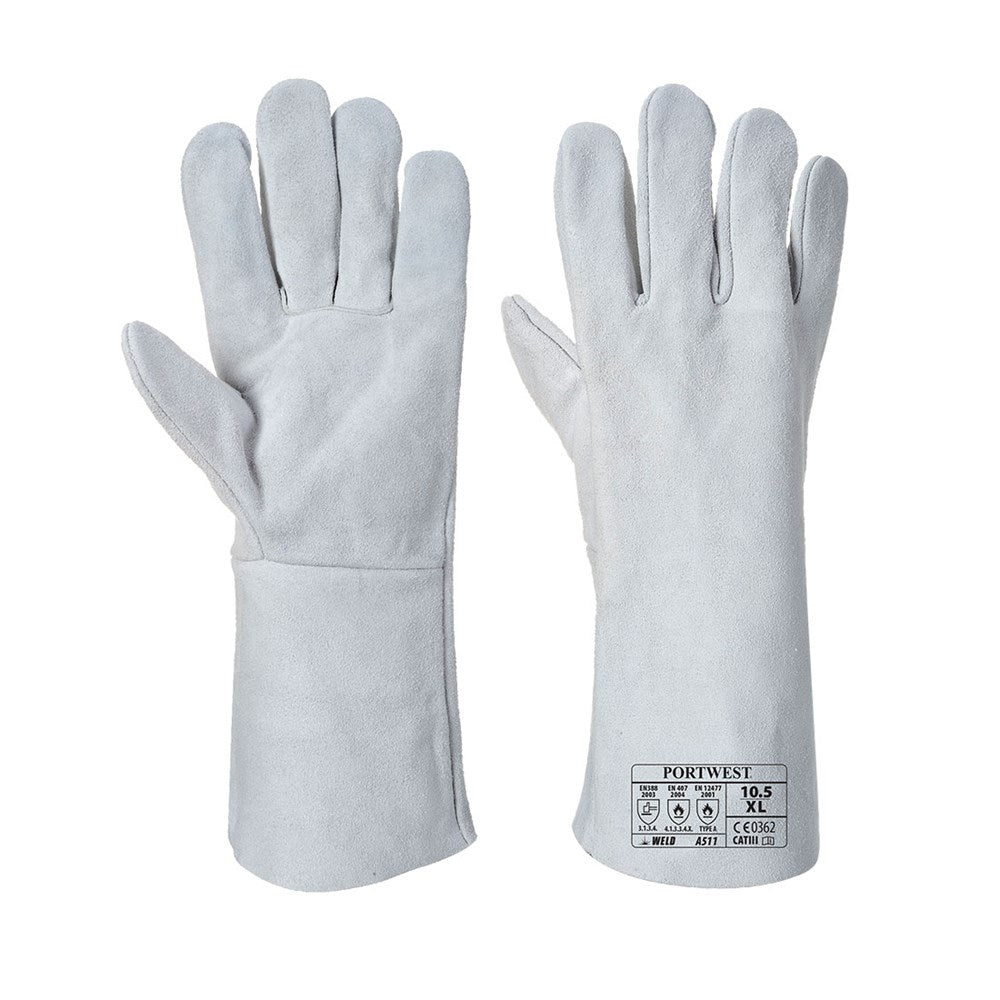 Portwest A511GRRXL -  sz XL Classic Welding Gauntlet - Grey