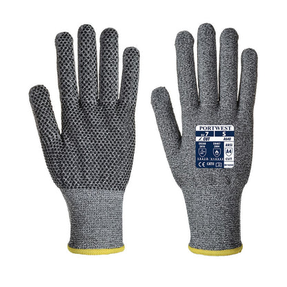 Portwest A640G7RXXL -  sz 2XL Sabre-Dot Glove - Grey