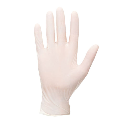 Portwest A915WHRXL -  sz XL Powder Free Latex Disposable Glove - White