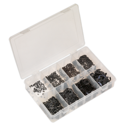 SEALEY - AB012ER E-Clip Retainer Assortment 800pc Metric